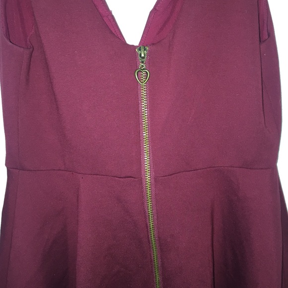 Kimchi Blue Maroon Sweetheart mini dress - Picture 4 of 6